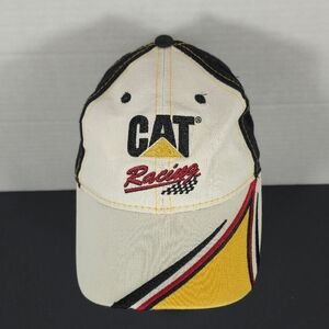 Y2K Cat Racing Caterpillar Velcro Hat Cap